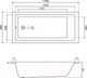 Миниатюра изображения товара Ванна акриловая Lauter Athena 170x80 / 21090080