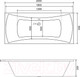 Миниатюра изображения товара Ванна акриловая Lauter Belgravia 200x90 / 21110200