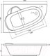 Миниатюра изображения товара Ванна акриловая Lauter Valencia 170x110 / 2102170L