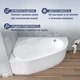 Миниатюра изображения товара Ванна акриловая Lauter Valencia 170x110 / 2102170L
