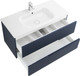 Миниатюра изображения товара Тумба под умывальник Cezares DUET-N-1000-2C-SO-GR-P
