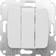 Миниатюра изображения товара Выключатель Kranz Dea / KR-78-0204 (белый)