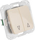 Миниатюра изображения товара Выключатель Kranz Dea / KR-78-0239 (бежевый)