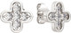 Миниатюра изображения товара Серьги из серебра ZORKA 03101429 (с фианитами)