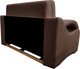 Миниатюра изображения товара Диван Bobrovmebel Болеро 1-1.0  (микровелюр cимпл 45 коричневый)