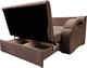 Миниатюра изображения товара Диван Bobrovmebel Болеро 1-1.0  (микровелюр cимпл 45 коричневый)