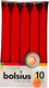 Миниатюра изображения товара Набор свечей Bolsius 170/20 (красный)