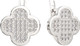 Миниатюра изображения товара Серьги из серебра ZORKA 03101440 (с фианитами)