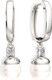 Миниатюра изображения товара Серьги из серебра ZORKA 03101439 (с жемчугом и фианитами)