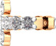 Миниатюра изображения товара Моносерьга из розового золота ZORKA 3101545.14K.R (с фианитами)