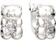 Миниатюра изображения товара Серьги из серебра ZORKA 03101366 (с фианитами)