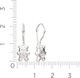 Миниатюра изображения товара Серьги из серебра ZORKA 03101367 (с фианитами)