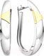 Миниатюра изображения товара Серьги из серебра ZORKA 0300107.G14K (с золотой вставкой)