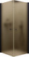 Миниатюра изображения товара Душевой уголок MaybahGlass MGY-1301-6 (бронзовое матовое стекло/черный)