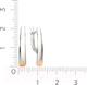 Миниатюра изображения товара Серьги из серебра ZORKA 0300144.G14K (с золотой вставкой)