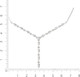 Миниатюра изображения товара Колье из серебра ZORKA 05501289 (45см, с фианитами)