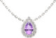Миниатюра изображения товара Колье из серебра ZORKA 05S6042.ZZ (45см, с аметистом и фианитами)