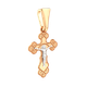 Миниатюра изображения товара Крестик из розового золота ZORKA 410012.4.14K.B.REL