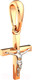 Миниатюра изображения товара Крестик из комбинированного золота ZORKA 430146.14K.B.REL