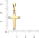 Миниатюра изображения товара Крестик из розового золота ZORKA 440528.14K.R (с фианитом)