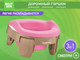 Миниатюра изображения товара Дорожный горшок ROXY-KIDS HandyPotty / HP-255BP (бежевый/розовый)