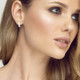 Миниатюра изображения товара Серьги из серебра ZORKA 0310903.ZZ (с фианитами)
