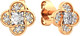 Миниатюра изображения товара Серьги из розового золота ZORKA 310866.9K.R (с фианитами)