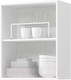 Миниатюра изображения товара Шкаф навесной для кухни Mio Tesoro Альфа ШВ 600 (белый/холст белый)