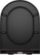 Миниатюра изображения товара Унитаз подвесной D&K Venice DT1026025 (черный, сиденье микролифт)