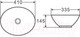 Миниатюра изображения товара Умывальник D&K Matrix DT1390716 (белый)