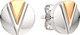 Миниатюра изображения товара Серьги из серебра ZORKA 0300157.G14K.ZZ (с золотой вставкой)