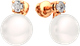 Миниатюра изображения товара Серьги из розового золота ZORKA 310667.9K.R.SP (с жемчугом и фианитами)
