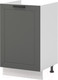 Миниатюра изображения товара Шкаф под мойку Mio Tesoro Альфа ШНМ 500 (белый/холст вулкан)