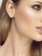 Миниатюра изображения товара Серьги из розового золота ZORKA 310470.9K.R (с фианитами)