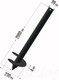 Миниатюра изображения товара Свая винтовая Grins Metall 89x2000x3.0мм