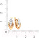 Миниатюра изображения товара Серьги из розового золота ZORKA 300325.14K.R.ZZ