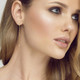 Миниатюра изображения товара Серьги из розового золота ZORKA 310822.14K.R (с фианитами)