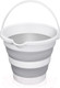 Миниатюра изображения товара Ведро Эльфпласт Flexy / ЕР644 (белый/серый)