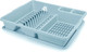 Миниатюра изображения товара Сушилка для посуды Эльфпласт Rondo ЕР385 (серый/голубой)