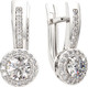 Миниатюра изображения товара Серьги из серебра ZORKA 0310684.ZZ (с фианитами)