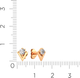 Миниатюра изображения товара Серьги из розового золота ZORKA 310477.14K.R (с фианитами)