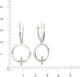 Миниатюра изображения товара Серьги из серебра ZORKA 0310701 (с фианитами)