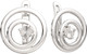 Миниатюра изображения товара Серьги из серебра ZORKA 03D0105.ZZ (с бриллиантами)