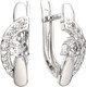 Миниатюра изображения товара Серьги из серебра ZORKA 03101264 (с фианитами)