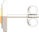 Миниатюра изображения товара Серьги из серебра ZORKA 0300137.G14K (с золотой вставкой)