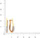 Миниатюра изображения товара Серьги из розового золота ZORKA 3101140.9K.R.ZZ (с фианитами)