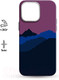 Миниатюра изображения товара Чехол-накладка Luxo Горный пейзаж J274 для iPhone 14 Pro Max (черный/фиолетовый)