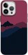 Миниатюра изображения товара Чехол-накладка Luxo Горный пейзаж J273 для iPhone 13 Pro (черный/бордовый)