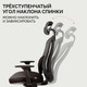 Миниатюра изображения товара Кресло офисное Sparx FX-6 Pillow (Black/Black)