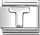Миниатюра изображения товара Звено для браслета NominatioN Буква T 330113/20 (серебристый)